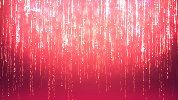 Abstract Pink Particles Glitter Rain Background