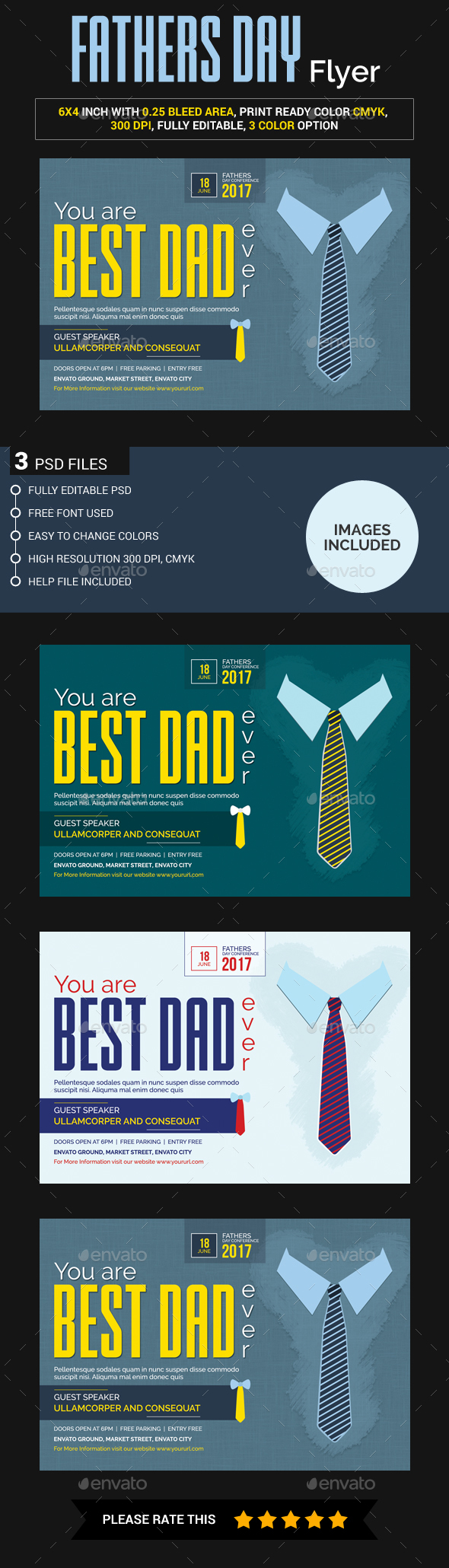 Father's Day Flyer - Concerts Events