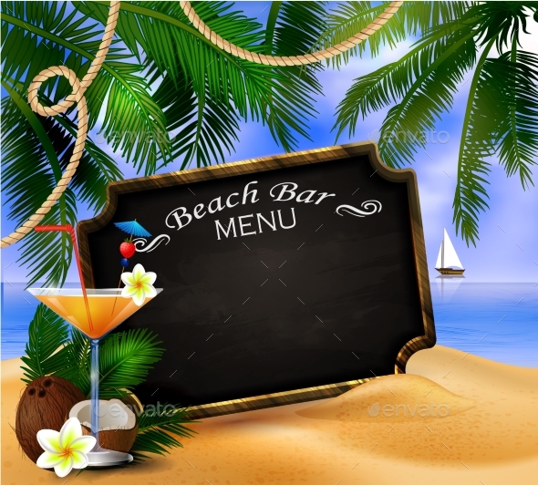 Tropical Vector Background - Landscapes Nature