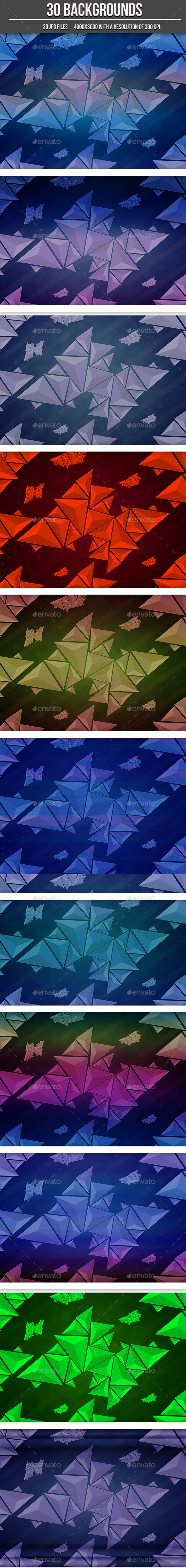 30 Abstract Triangle Backgrounds - Abstract Backgrounds