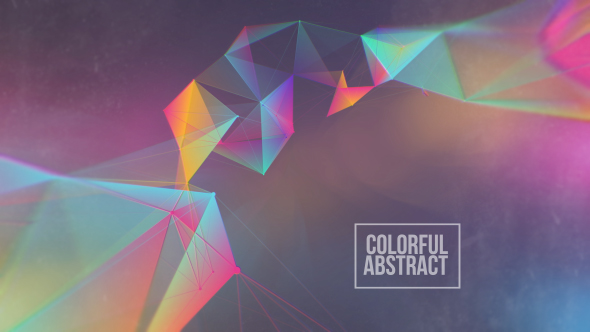 Colorful Abstract Overlay And Background Loop V1