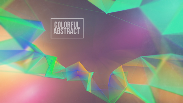 Colorful Abstract Overlay And Background Loop V3