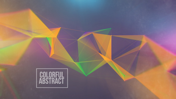 Colorful Abstract Overlay And Background Loop V4