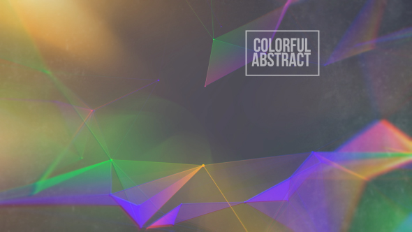 Colorful Abstract Overlay And Background Loop V5