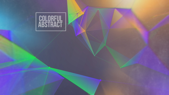 Colorful Abstract Overlay And Background Loop V6