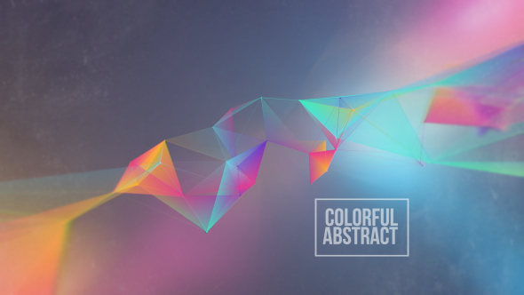 Colorful Abstract Overlay And Background Loop V8