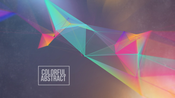 Colorful Abstract Overlay And Background Loop V10