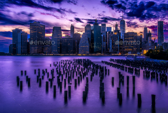 NY Skyline - Stock Photo - Images