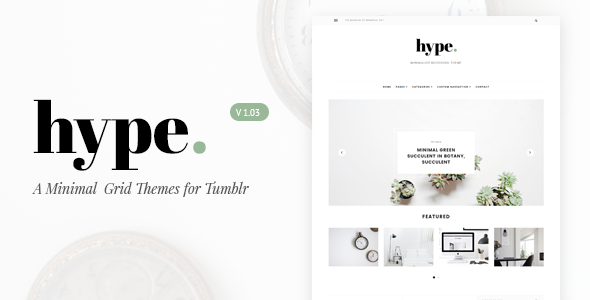 Hype Minimal - ThemeForest 16505219