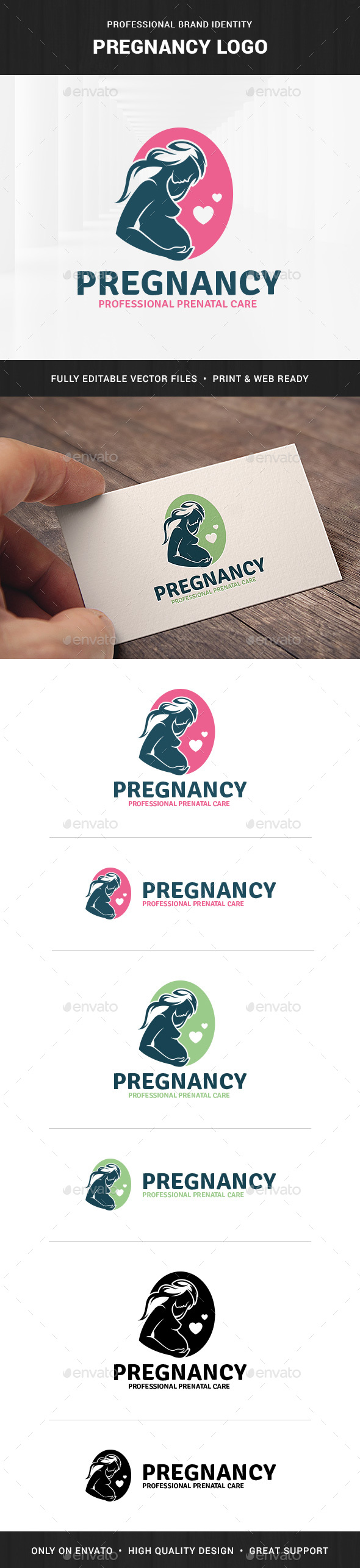 Pregnancy Logo Template - Humans Logo Templates