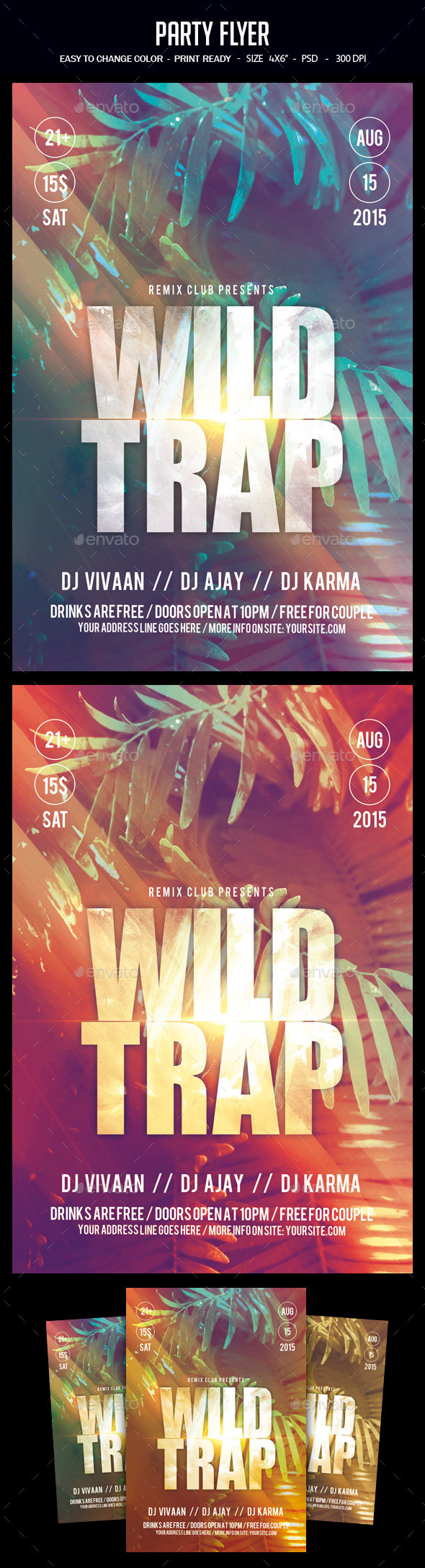 Party Flyer - Clubs & Parties Events