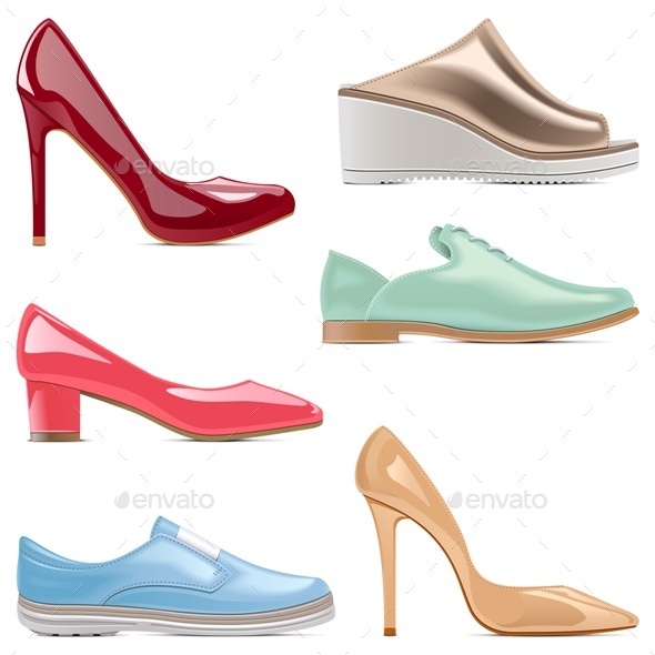 Vector Fashion Shoes - Retail Commercial / Shopping