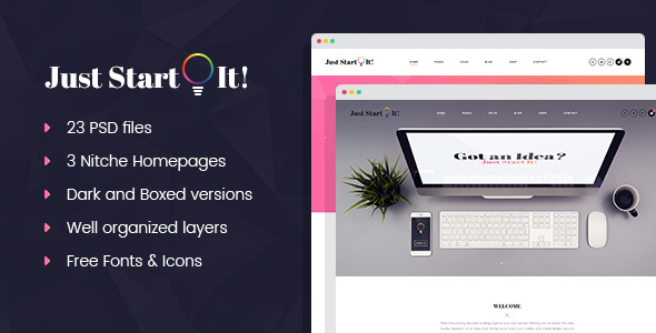 Just Start It - ThemeForest 19991251