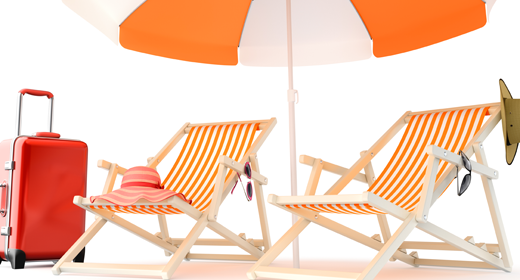 Beach Vacations - 3D Renders