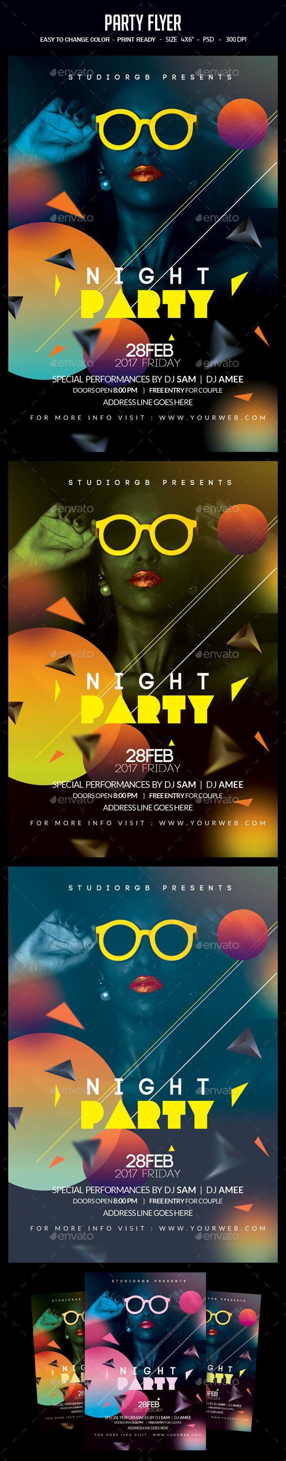 Party Flyer - Clubs & Parties Events