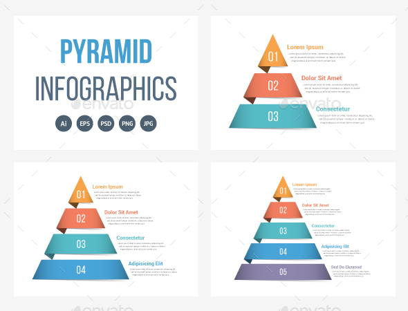 Pyramid Infographics - Infographics