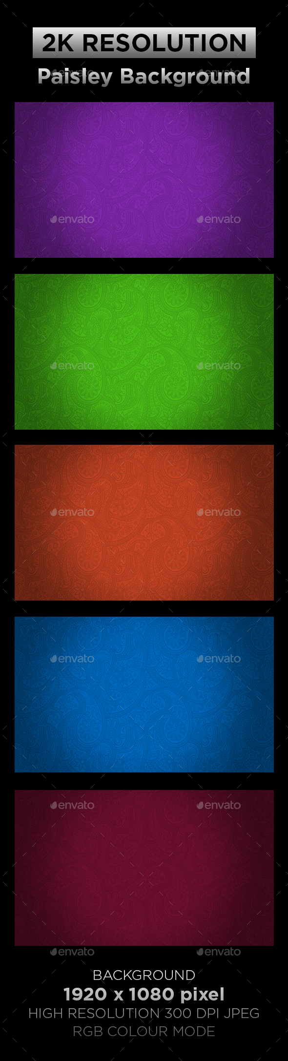 Paisley Background - Backgrounds Graphics