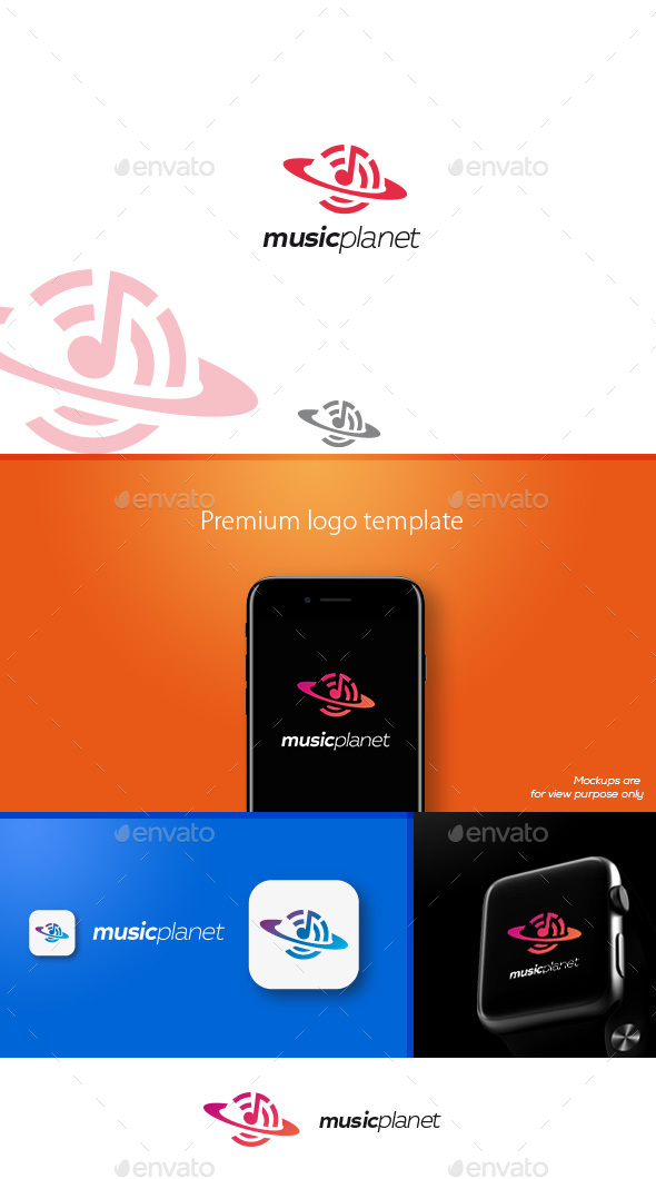 Musicplanet Logo - Symbols Logo Templates