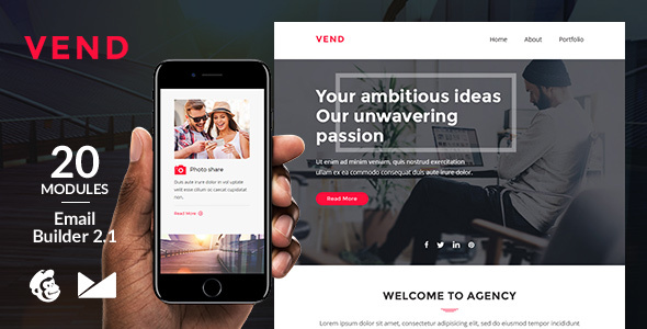 Vend Email Template - ThemeForest 19994964