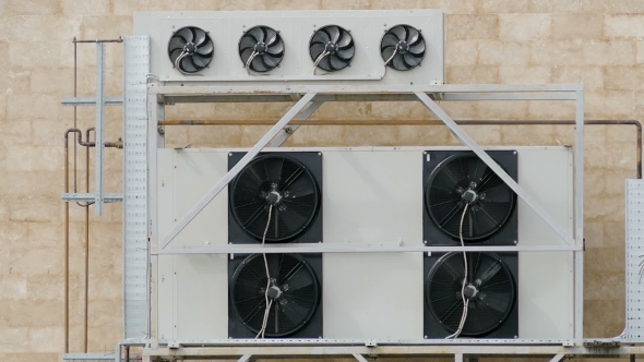 Ventilation Equipment with Multiple Rotary Coolers