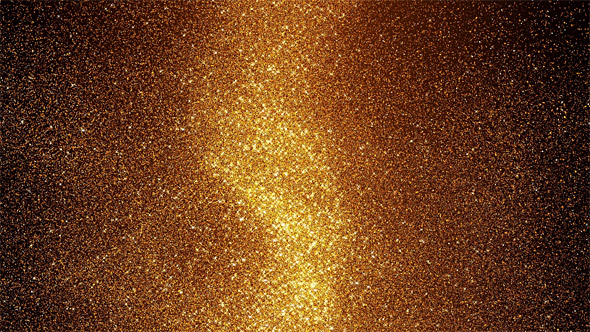 Golden Energy Particles Background - Vertical