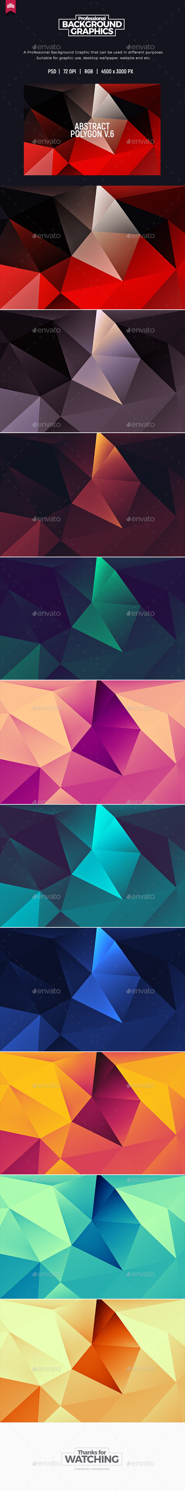 Abstract Polygon V.6 - Background