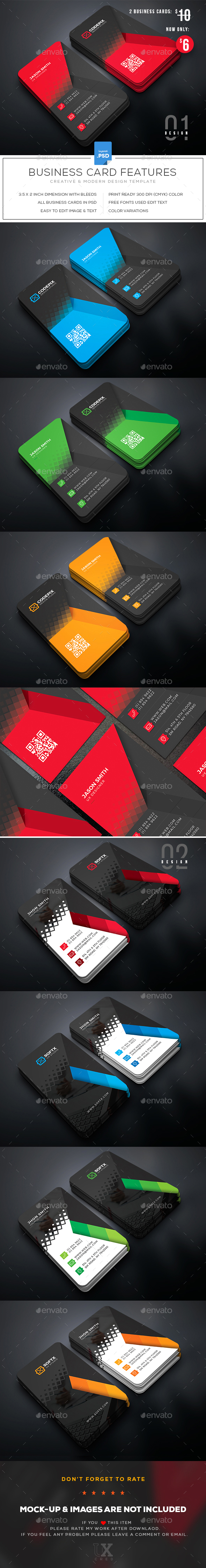 Business Card Bundle - Business Cards Print Templates