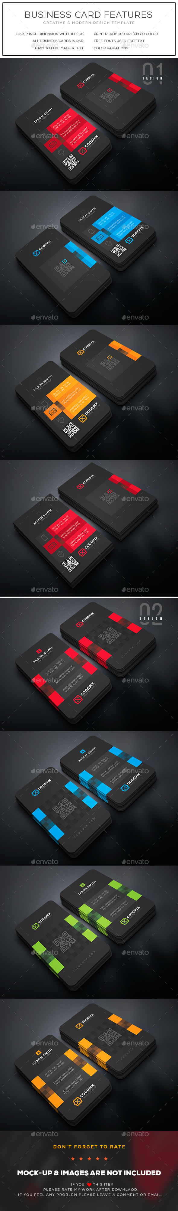 Business Card Bundle - Business Cards Print Templates