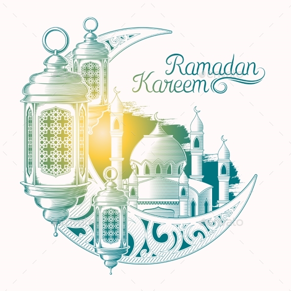 Ramadan Kareem - Religion Conceptual
