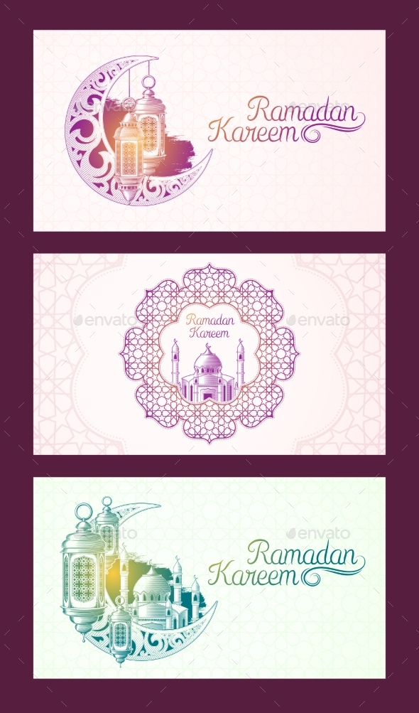 Banners for Ramadan Kareem - Religion Conceptual