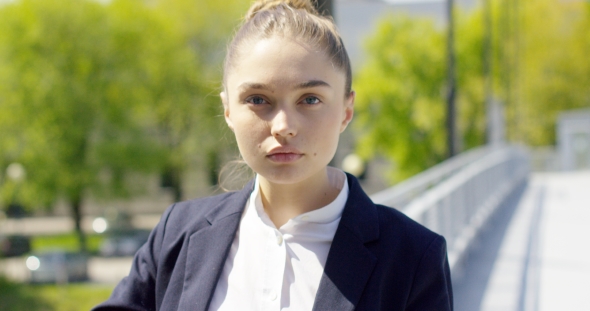 Female Student in Formal Clothing alt
