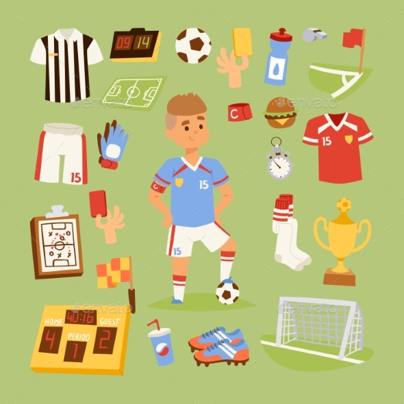 Soccer Icons - Sports/Activity Conceptual