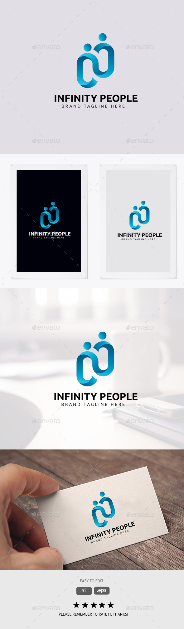 Infinity People - Symbols Logo Templates