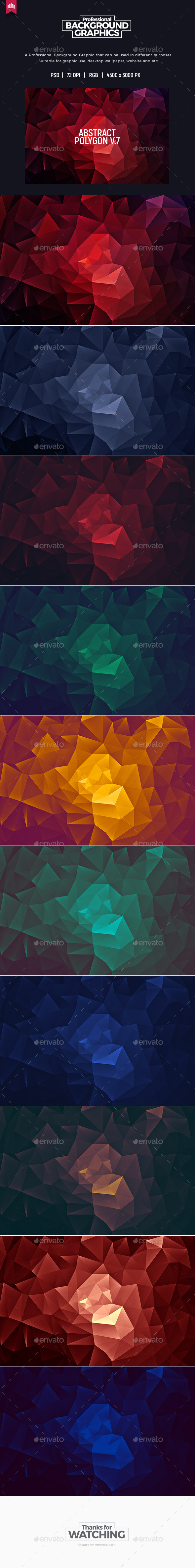 Abstract Polygon V.7 - Background