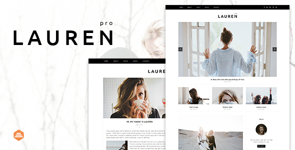 Lauren - PersonalClean - ThemeForest 19999165