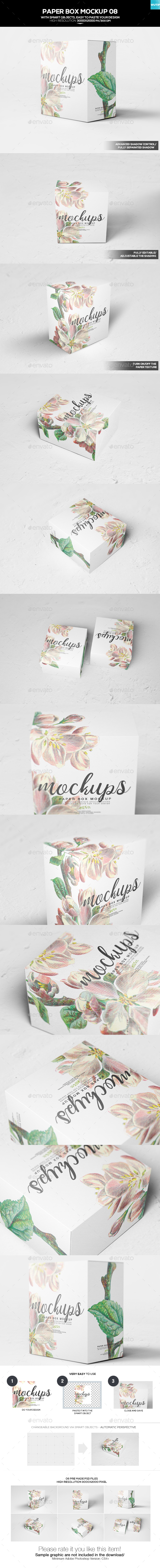 Paper Box Mockup 08 - Miscellaneous Packaging