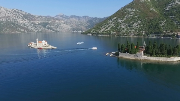 Speed Boat Near the Island of St. Geogia