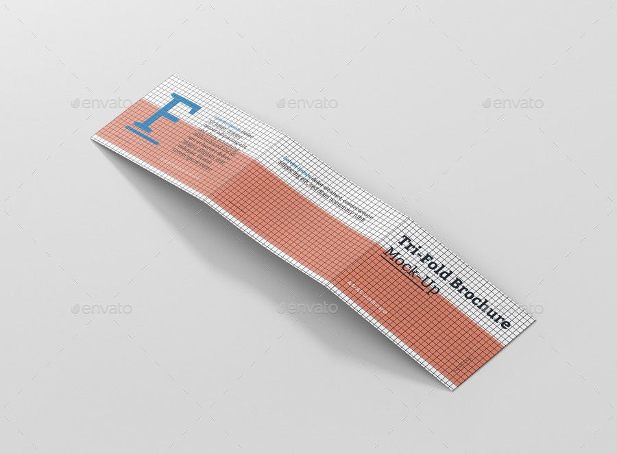 Download Tri-Fold Brochure Mockup - Din A4 A5 A6 Landscape by visconbiz | GraphicRiver