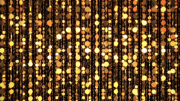 Gold Curtain Chains by HK_graphic | VideoHive