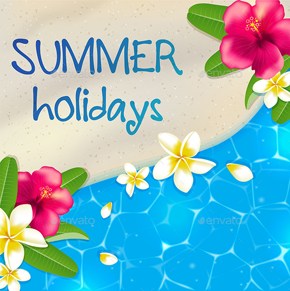 Sandy Beach and Flowers - Seasons Nature