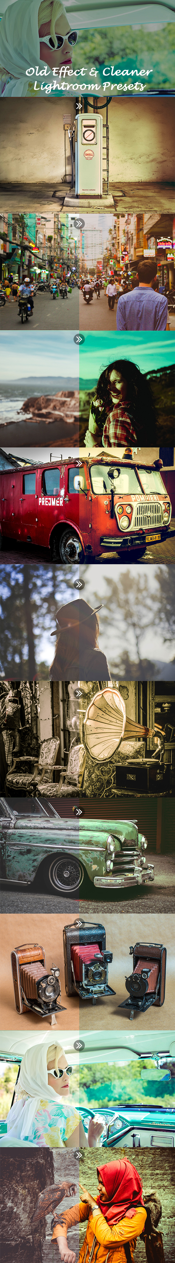 Old Effect and Cleaner Lightroom Presets - Lightroom Presets Add-ons