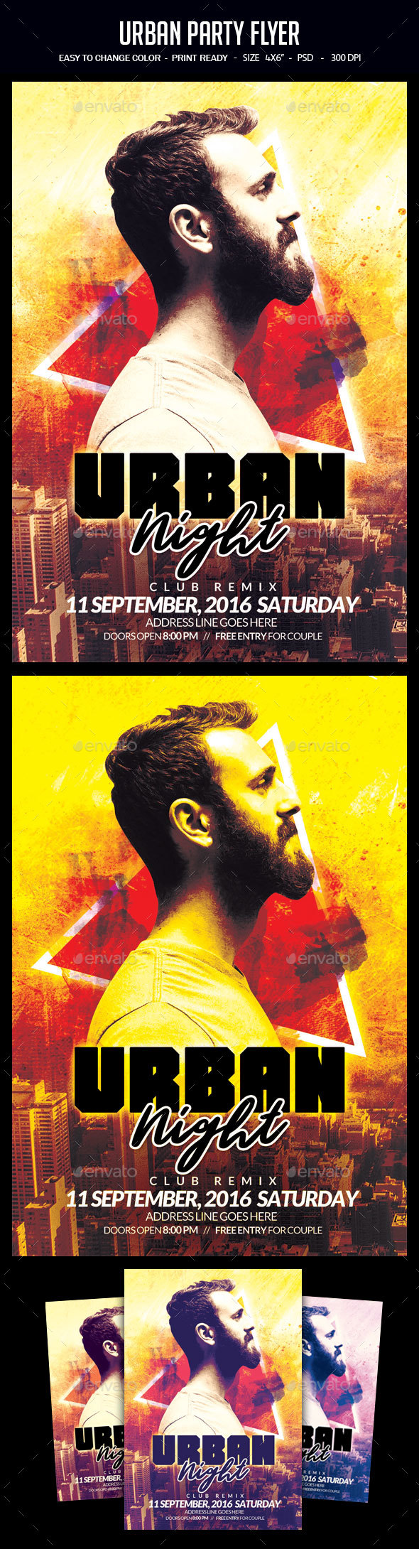 Urban Party Flyer - Clubs & Parties Events