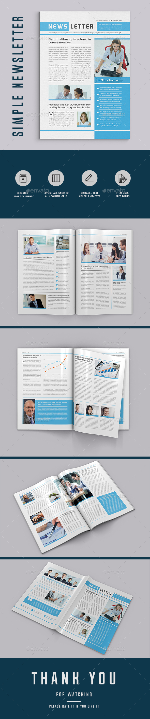 Newsletter - Newsletters Print Templates