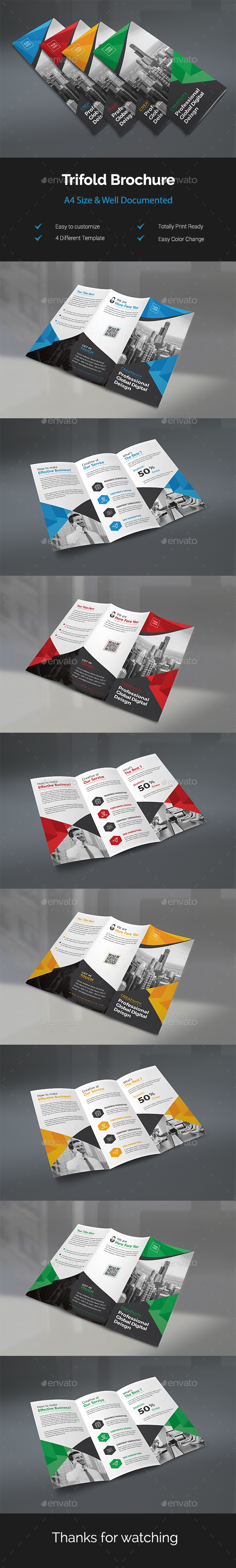 Trifold Brochure - Brochures Print Templates