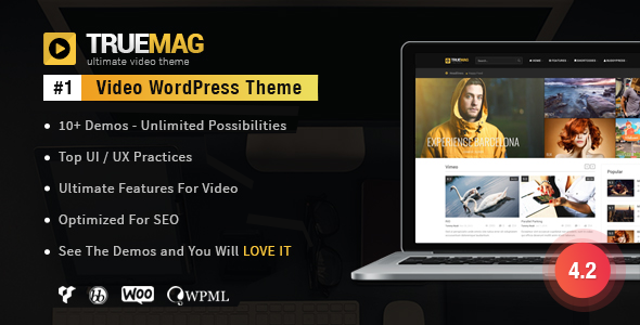 True Mag - WordPress Theme for Video and Magazine - Blog / Magazine WordPress