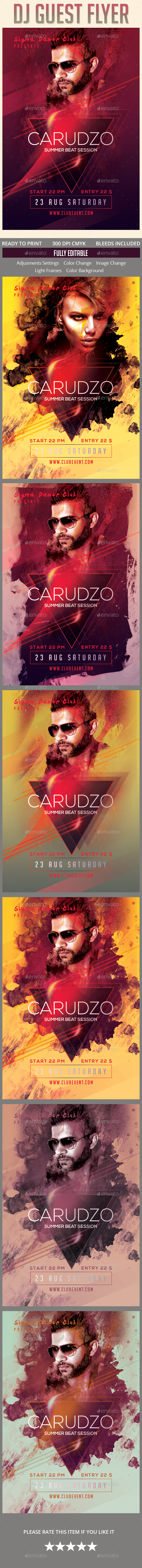 DJ Guest Flyer - Clubs & Parties Events