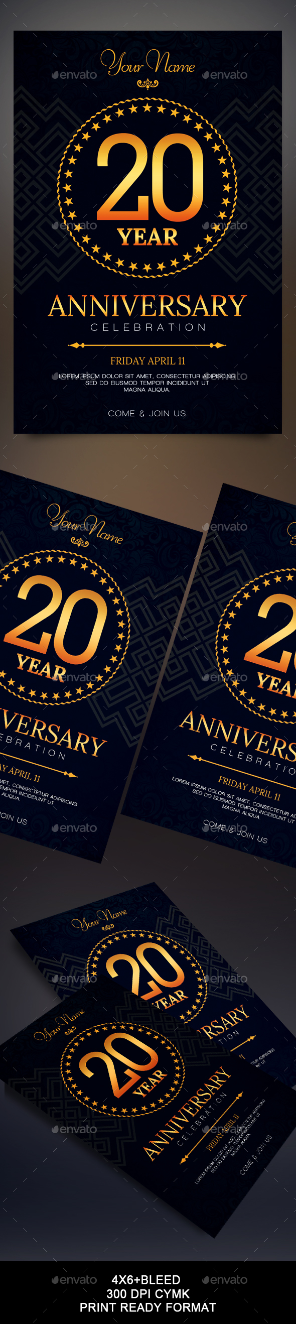 Anniversary Flyer - Events Flyers