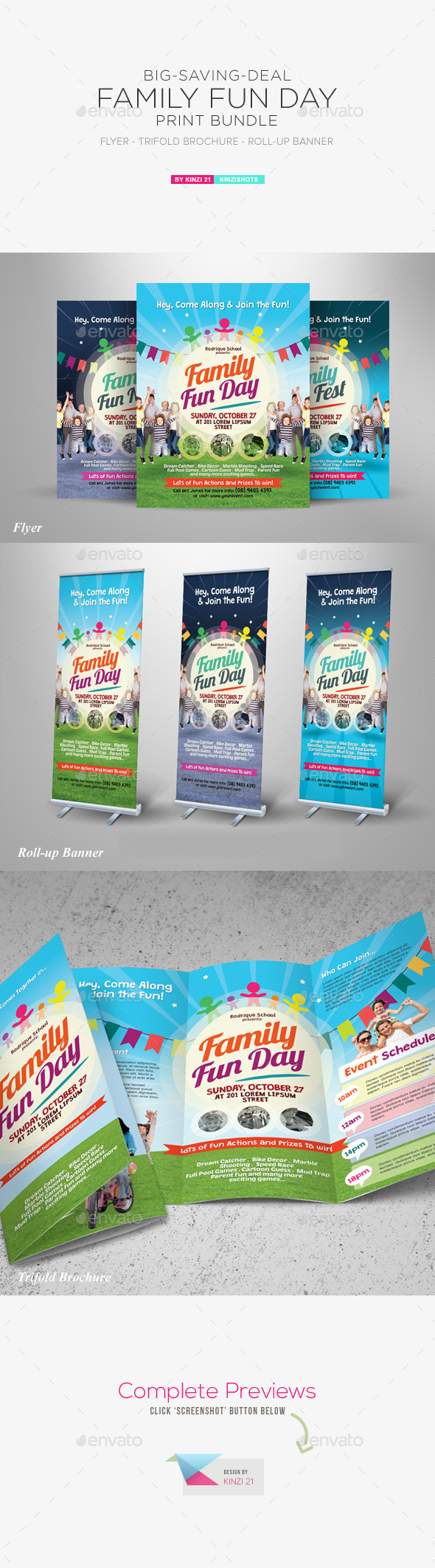 Family Fun Day Print Bundle - Miscellaneous Events