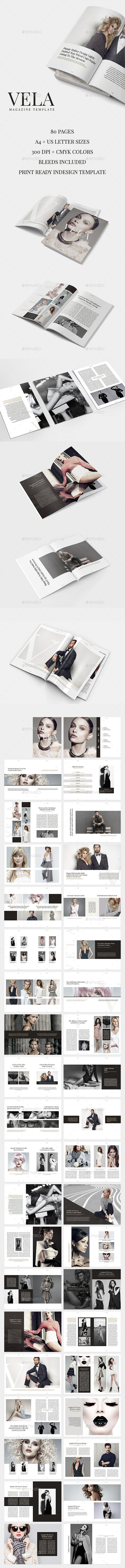 Vela Magazine Template - Magazines Print Templates