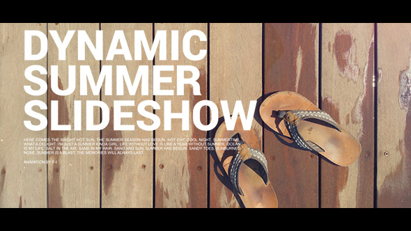 Dynamic Summer Slideshow - VideoHive 20008126